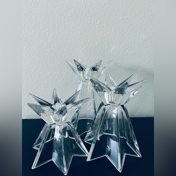 3 Set of Nachtmann Fine Crystal Galaxy Candleholders and Vases | Germany | - Picture 2 of 5